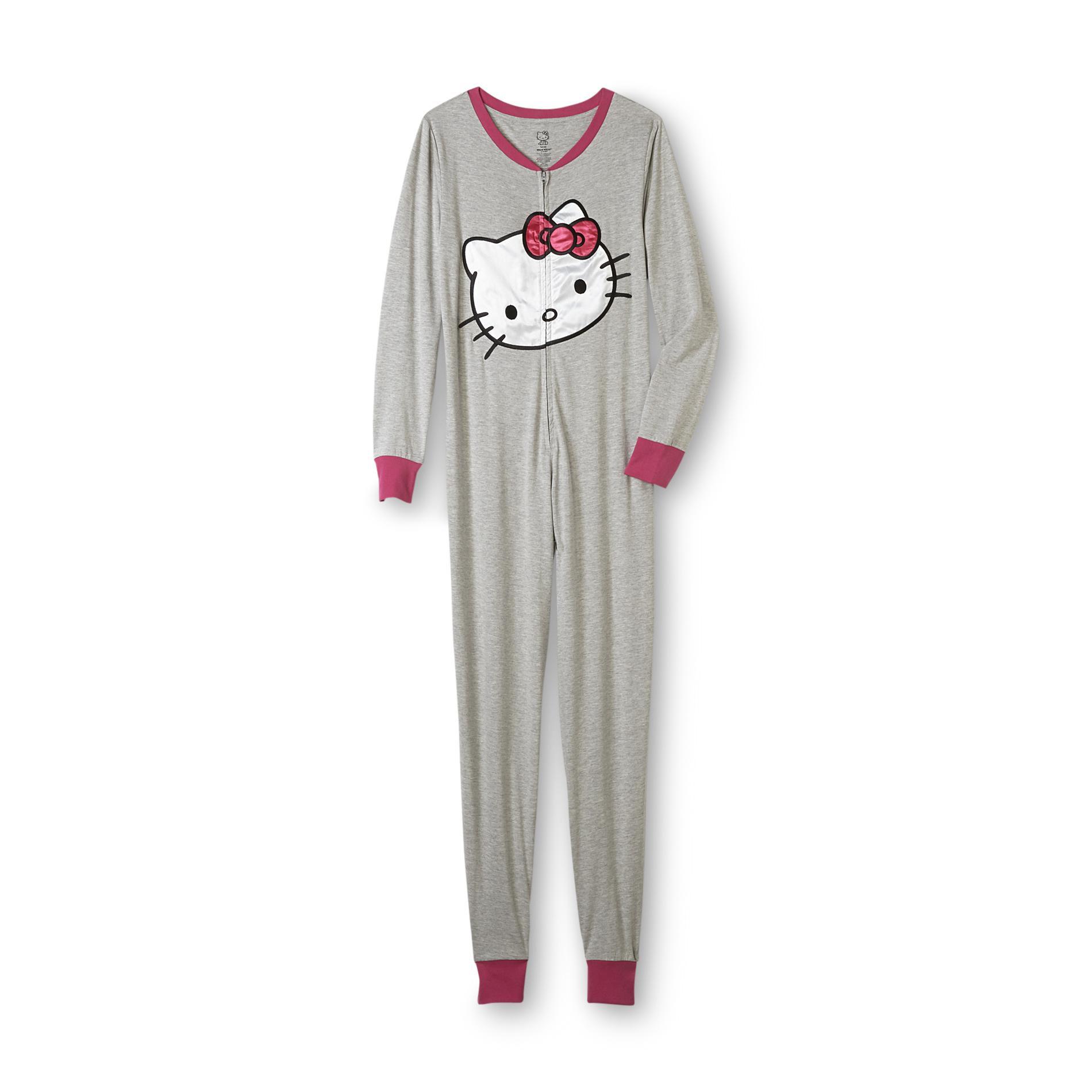 Hello Kitty Women's One-Piece Footless Pajamas