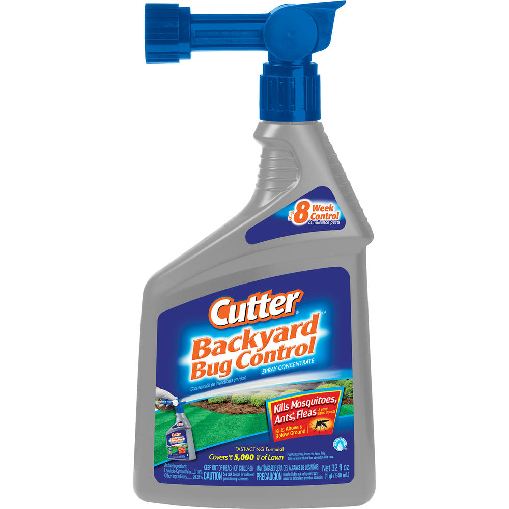 Cutter 61067 Backyard Bug Control, Spray Concentrate, 32 fl oz (1 qt) 946 ml
