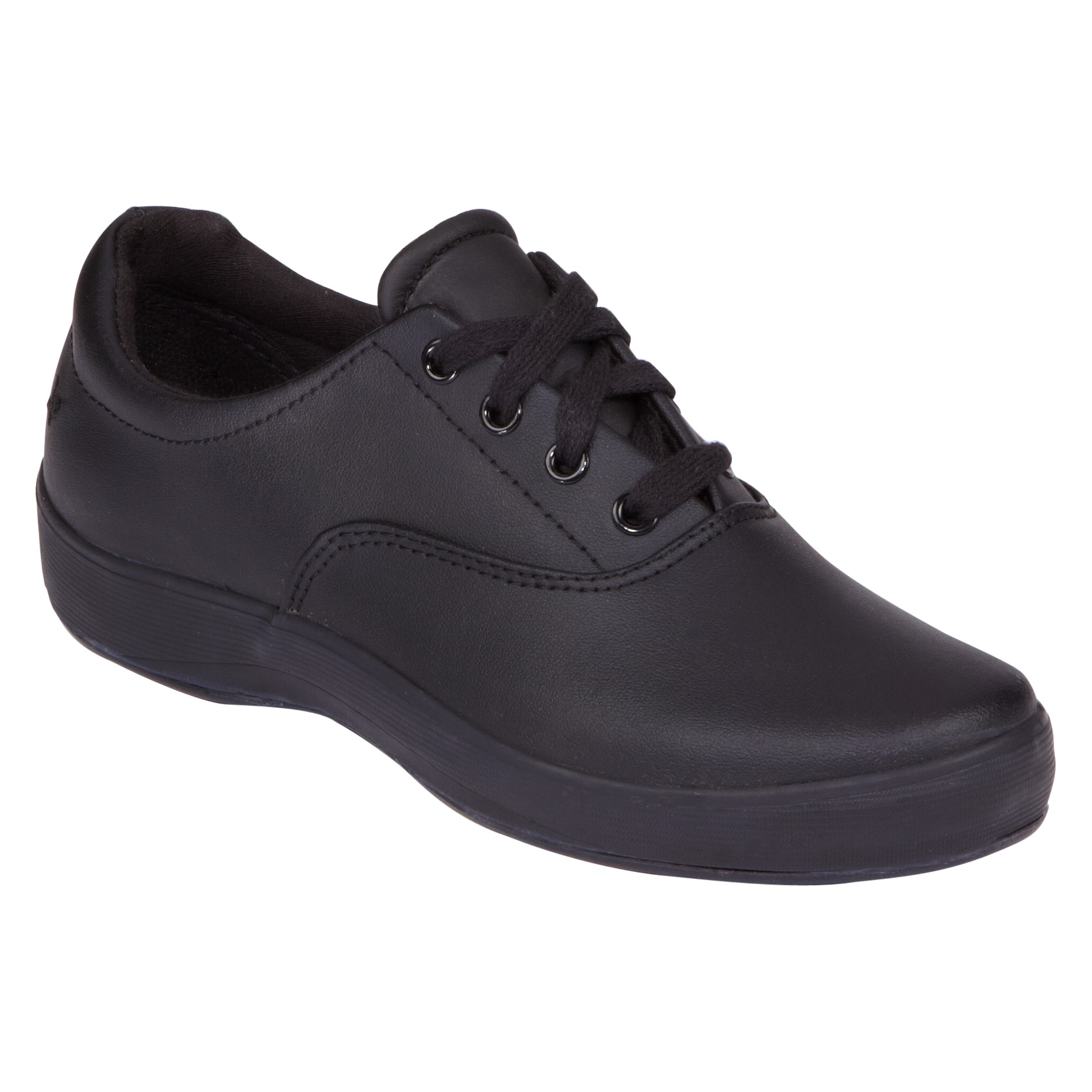 Grasshoppers Women's Casual Leather Janey Wide Avail - Black
