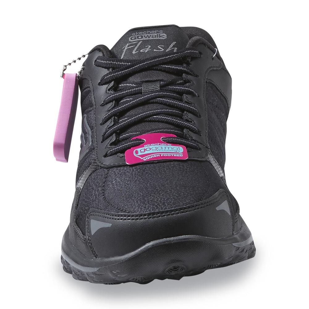 Skechers Women's GOwalk2 Flash Casual Athletic Shoe - Black