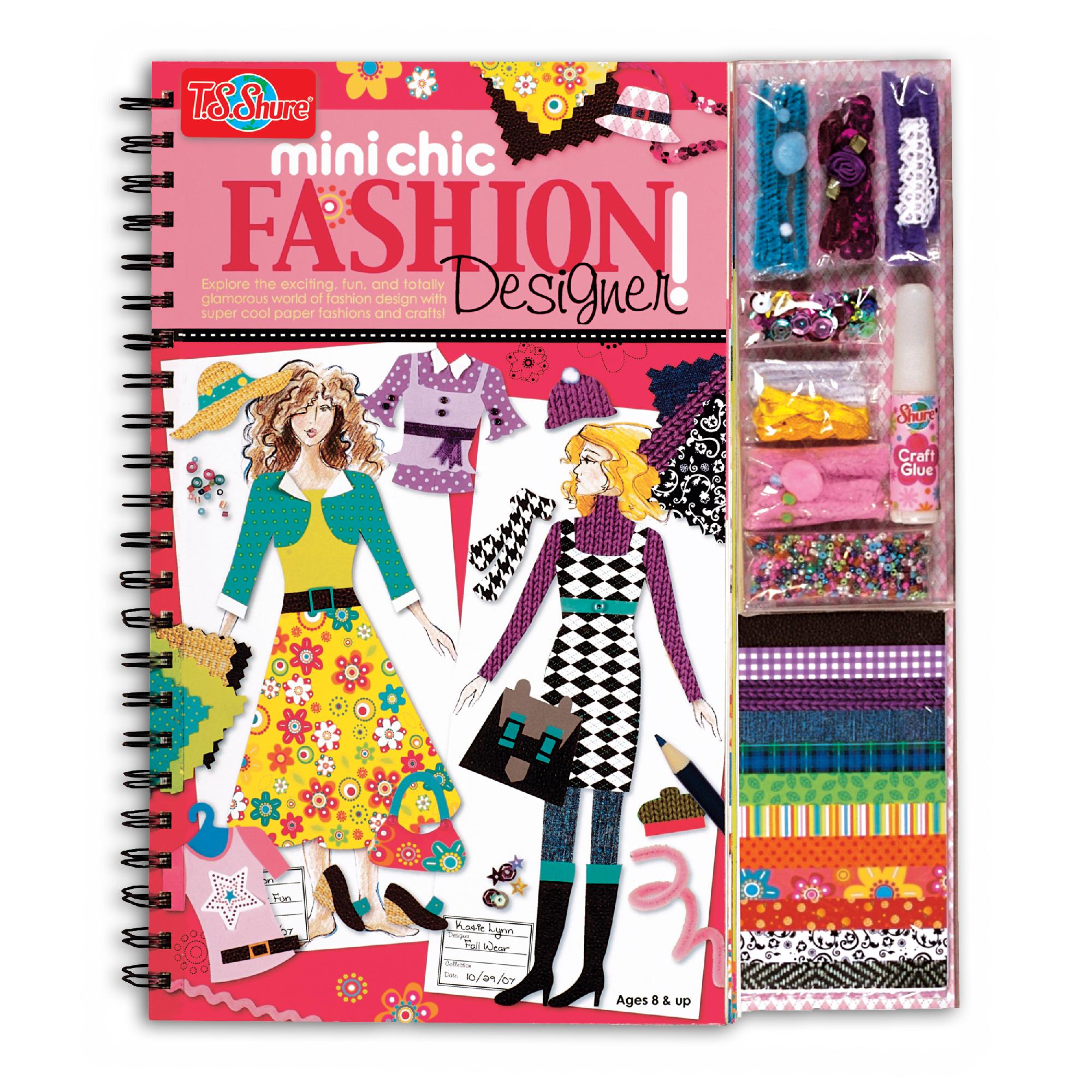 Shure Mini Chic Fashion Designer Book and Kit   Toys & Games