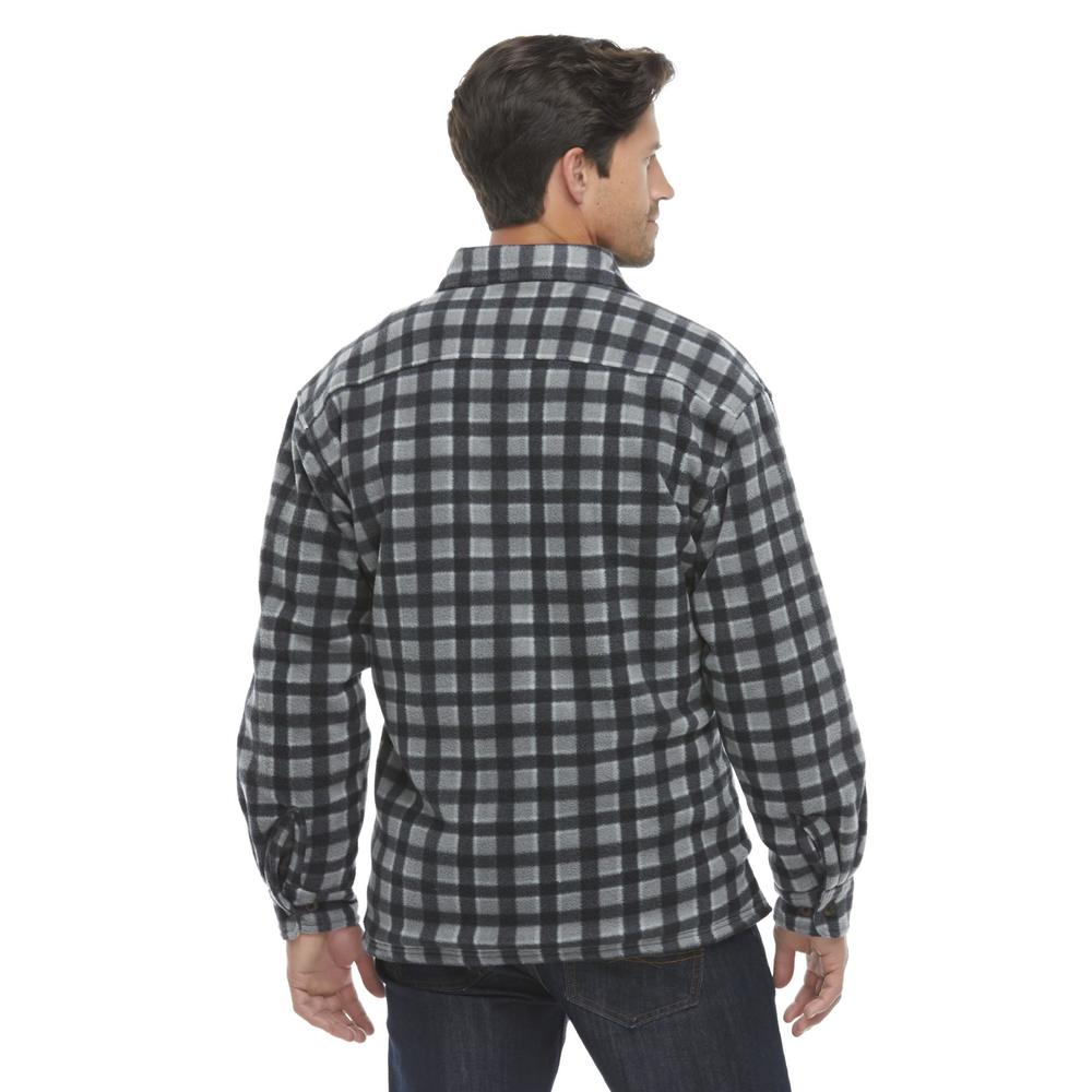 Northwest Territory Men's Microfleece Shirt Jacket - Plaid