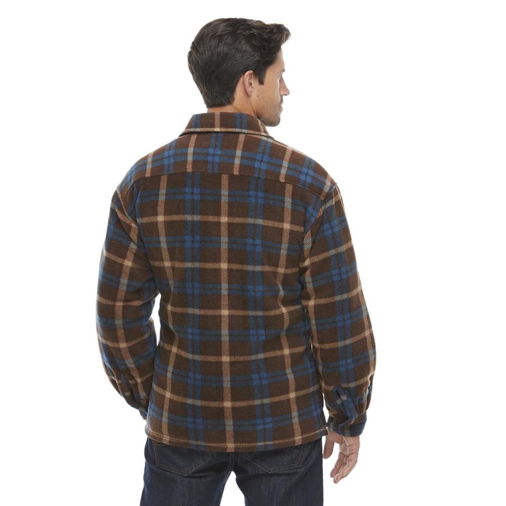 Northwest Territory Men's Microfleece Shirt Jacket - Plaid