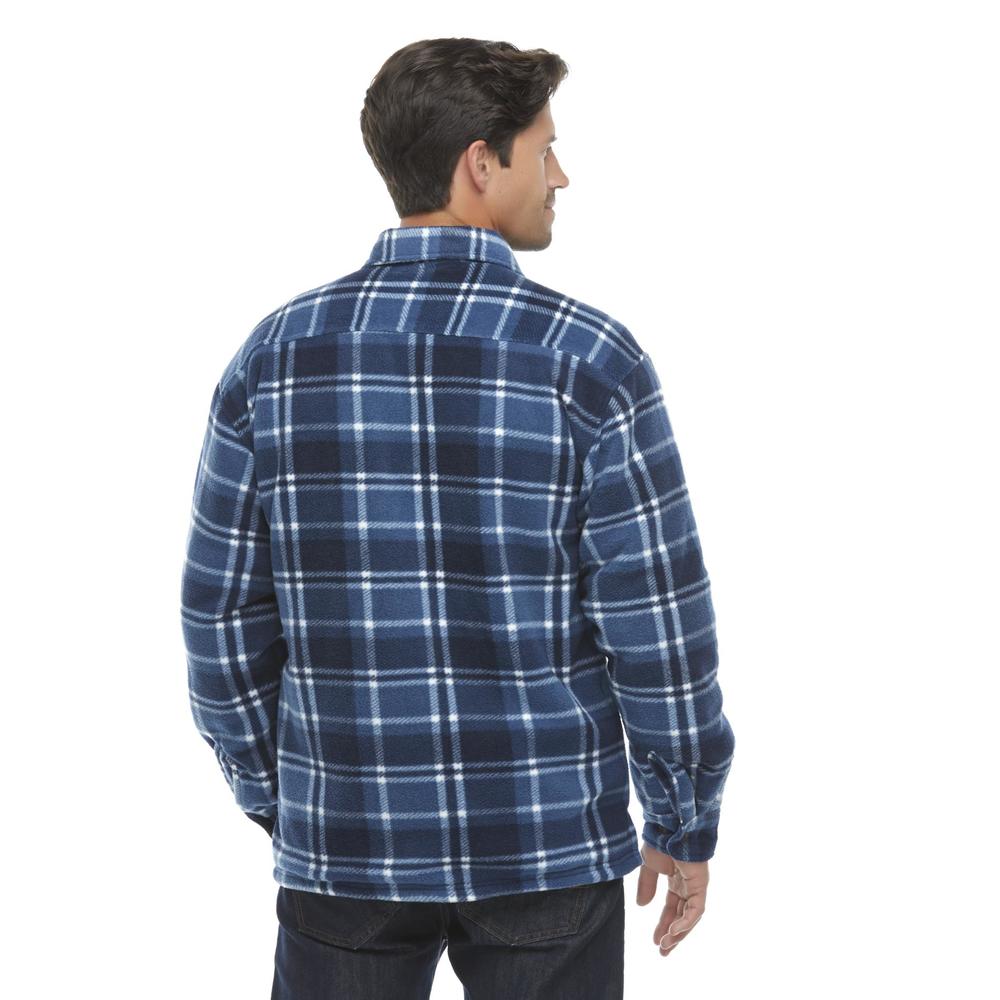 Northwest Territory Men's Big & Tall Microfleece Shirt Jacket - Plaid
