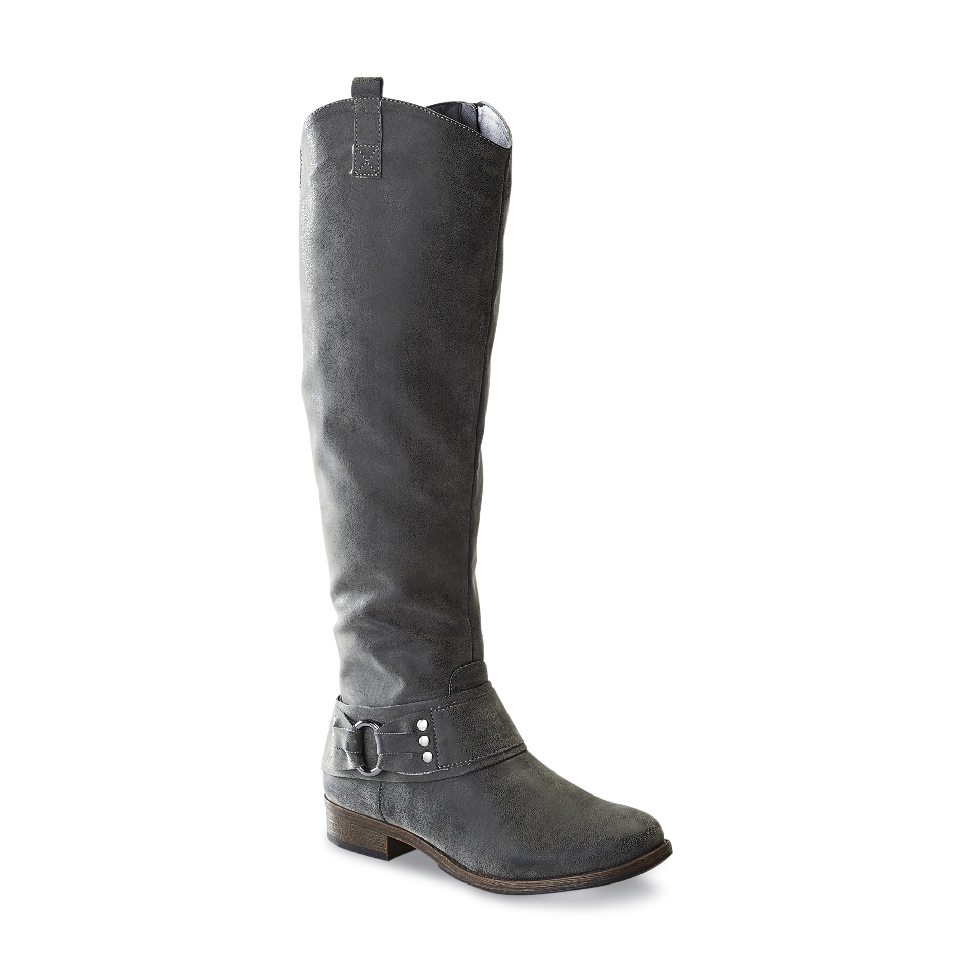 Madeline Women's Bab  Gray Riding Boot