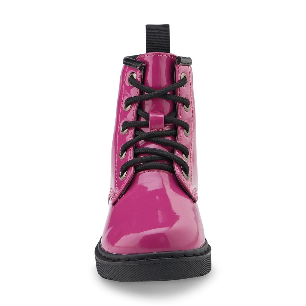 Yoki Toddler Girl's Bryce 5" Pink Combat Boot