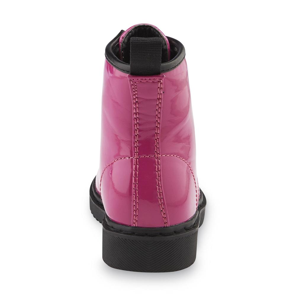 Yoki Toddler Girl's Bryce 5" Pink Combat Boot