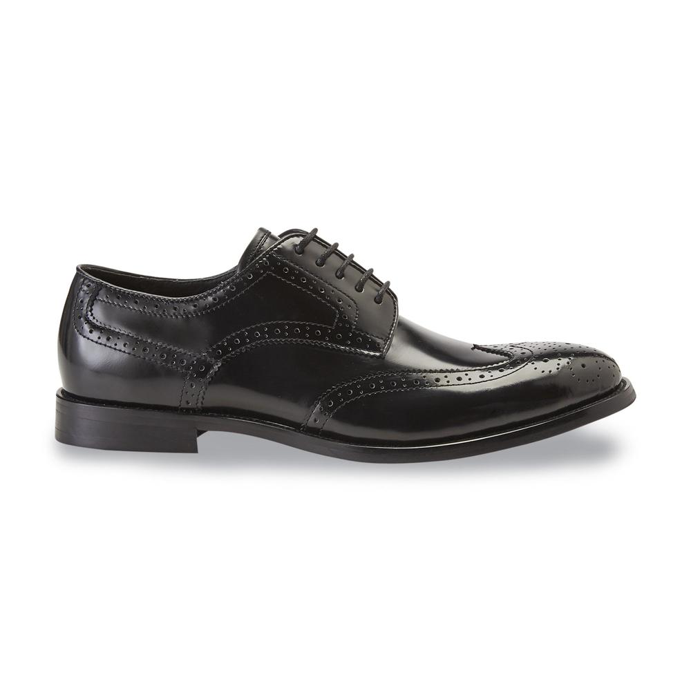 Structure Men's Adaja Black Wingtip Oxford Shoe