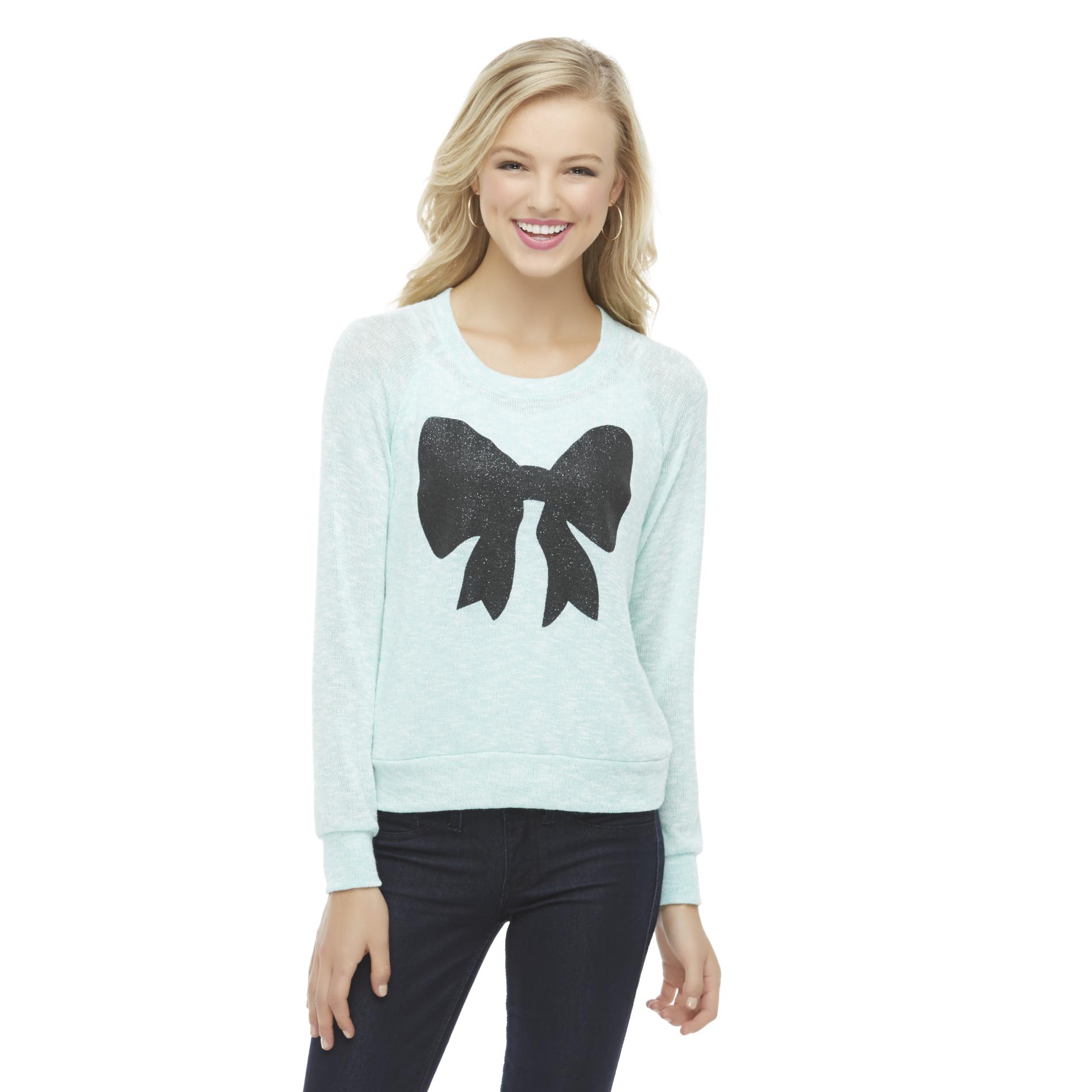 Modern Lux Junior's Novelty Sweater - Bow