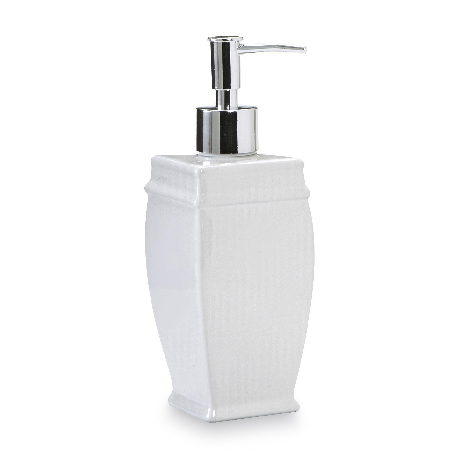 Cannon White Ceramic Bathroom Lotion Pump
