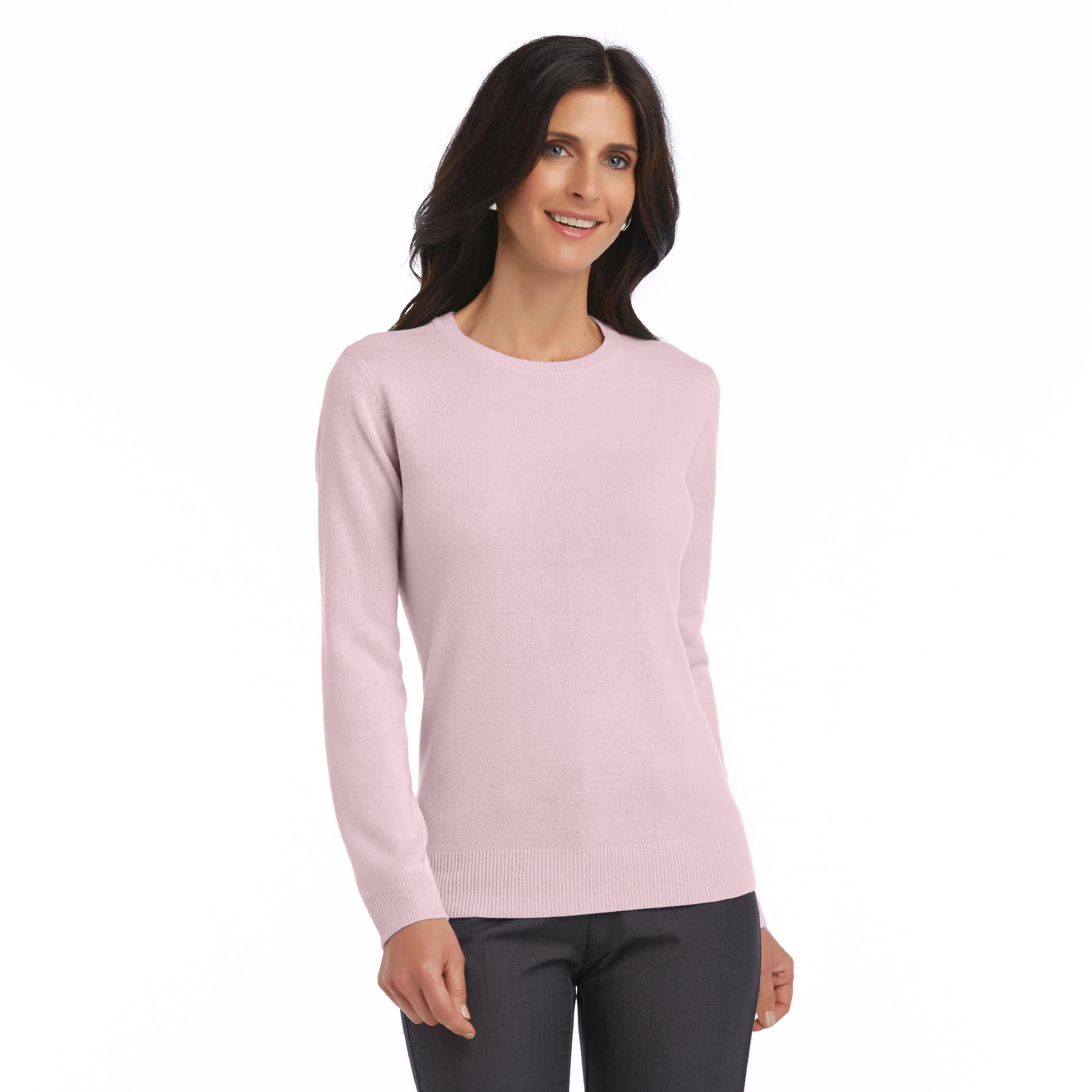 Basic Editions Women's Long-Sleeve Sweater