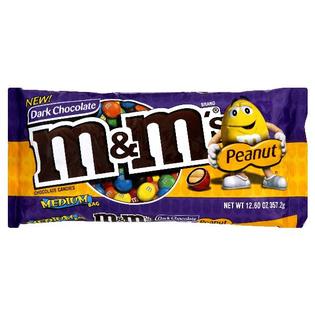 M&M's Chocolate Candies, Dark Chocolate, Peanut, 12.60 oz (357.2 g)