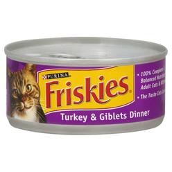 Friskies, Turkey & Giblets Dinner, 5.5 Oz