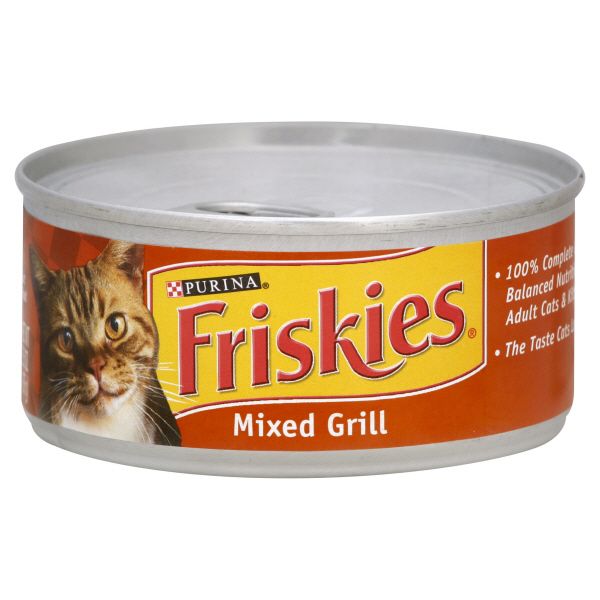 Friskies Wet Classic Pate Mixed Grill Cat Food 5.5 oz. Can