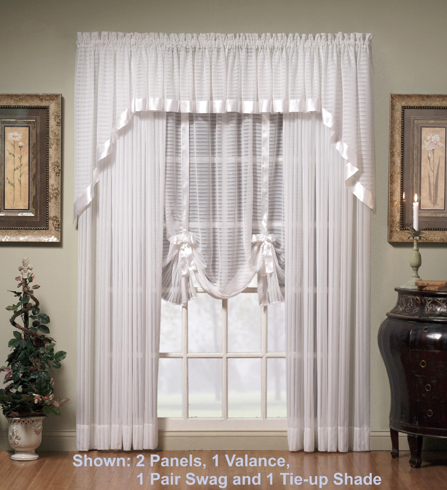 Today's Curtain Silhouette 15" Valance