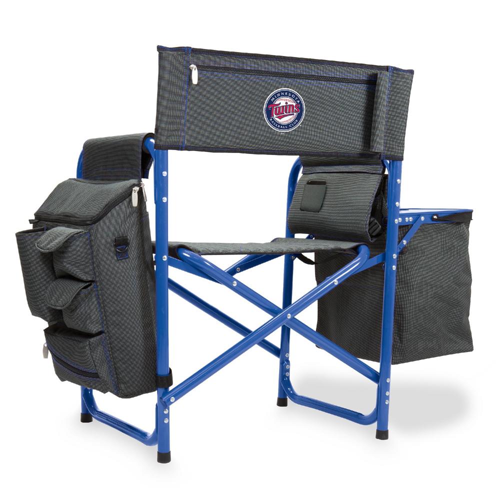 Picnic Time Minnesota Twins Fusion Backpack Chair with Cooler