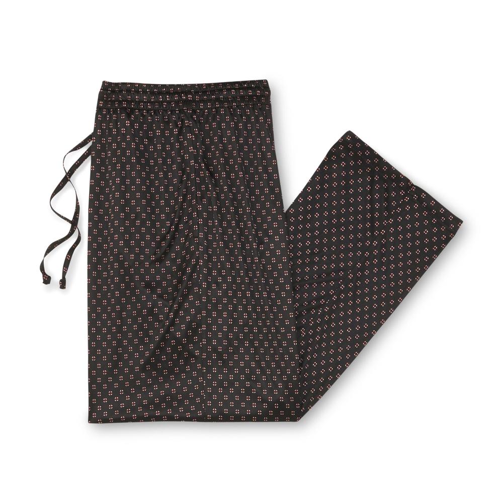 Joe Boxer Men's Synthetic Silk Lounge Pants - Geometric Print