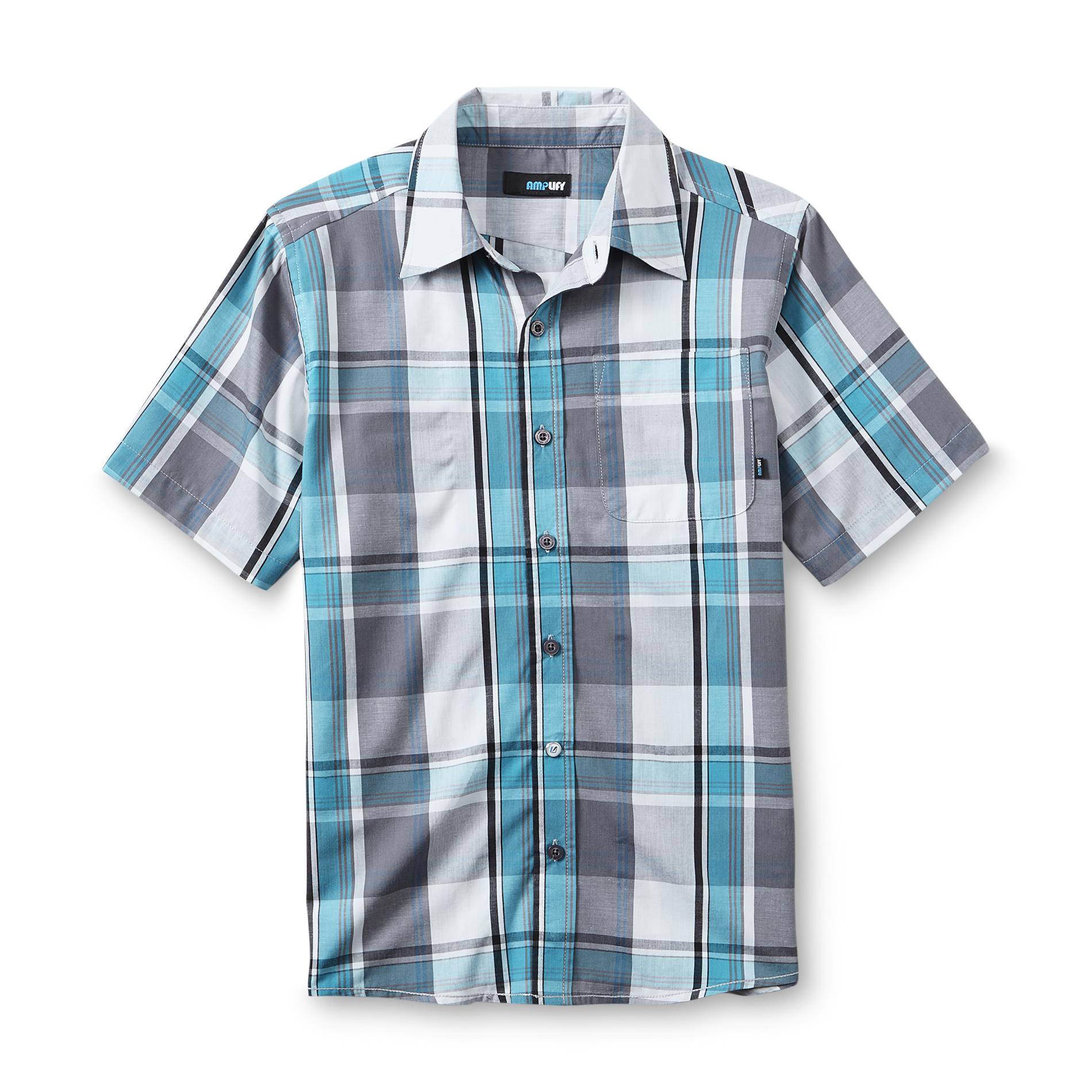 Amplify Boy's Short-Sleeve Shirt - Plaid