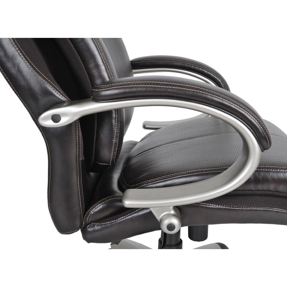 Serta AIR&#8482; Health & Wellness Big & Tall Executive Office Chair, Eco-friendly Bonded Leather, Roasted Chestnut