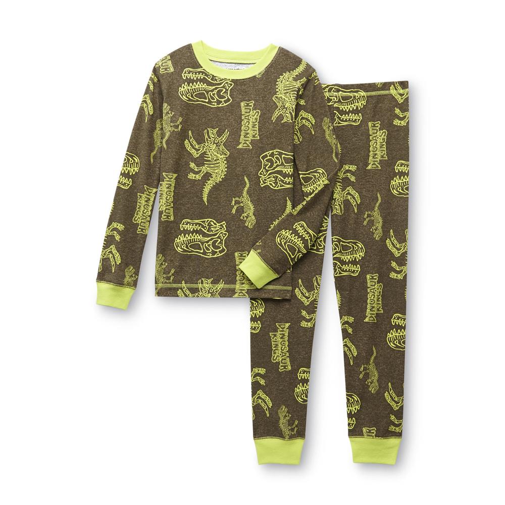 Joe Boxer Boy's 2-Pairs Long-Sleeve Pajamas - Dinosaurs