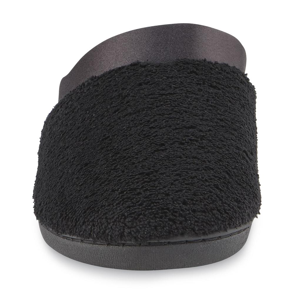 Isotoner Women's PillowStep Clog Slipper - Black