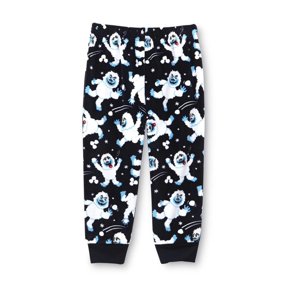 Joe Boxer Toddler Boy's Pajama Shirt & Fleece Pants - Yeti