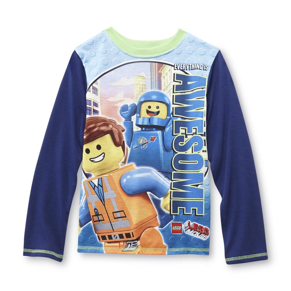 LEGO Boy's Pajama Shirt & Flannel Pants