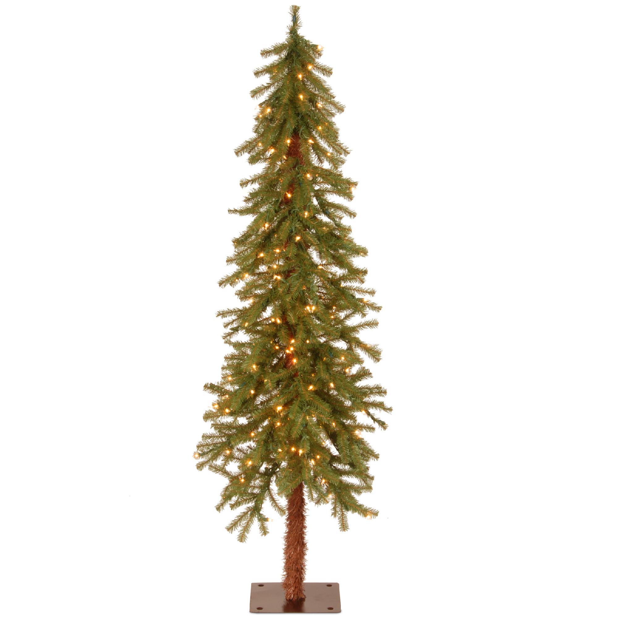 National Tree Company 5 ft. Hickory Cedar Tree with Clear Lights