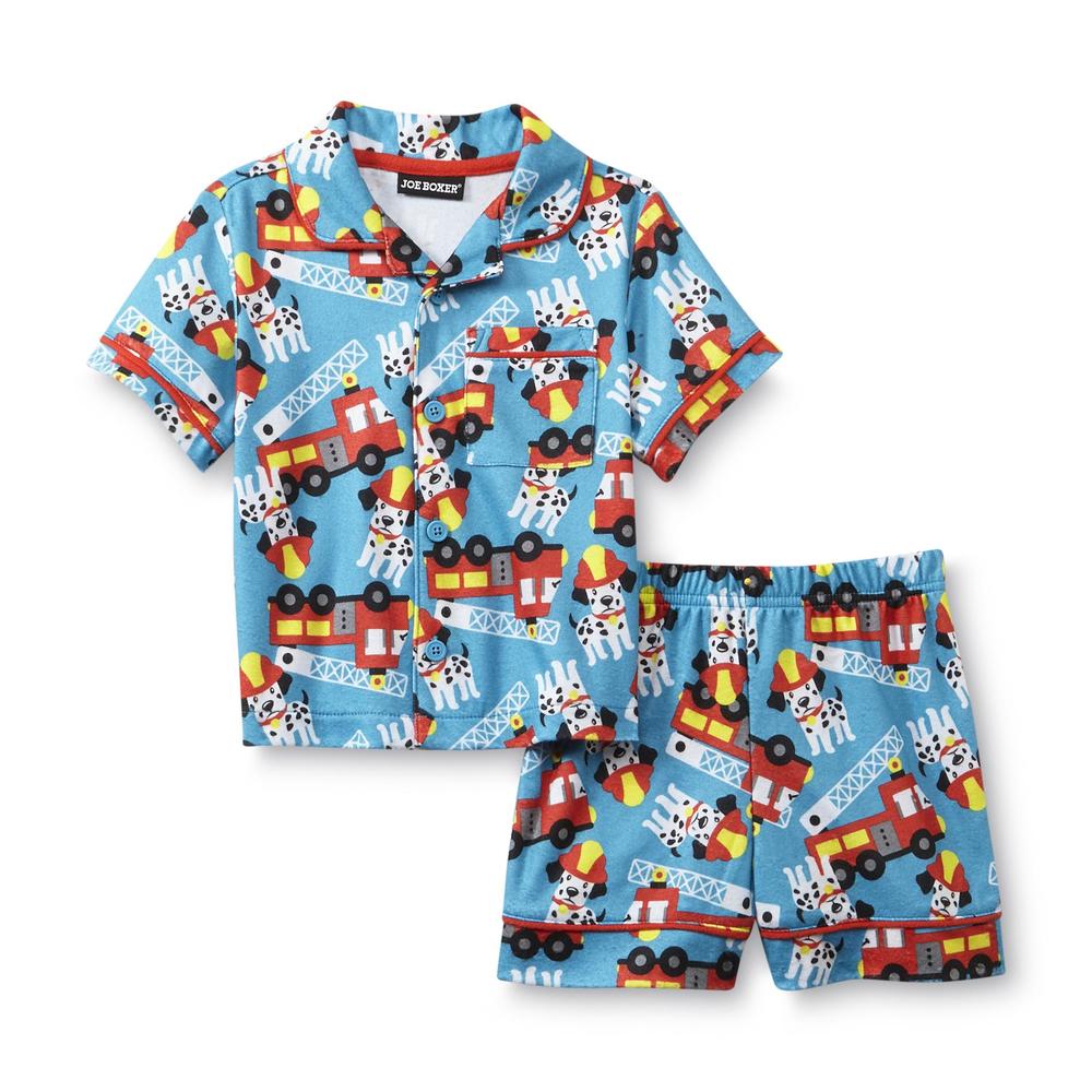 Joe Boxer Infant & Toddler Boy's Pajama Shirt & Shorts - Firetruck