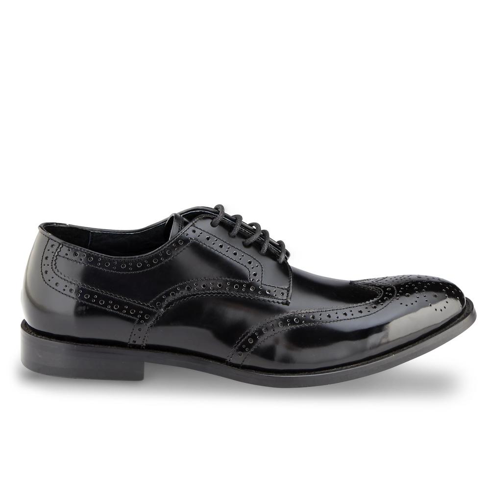 Structure Men's Adaja Black Wingtip Oxford Shoe