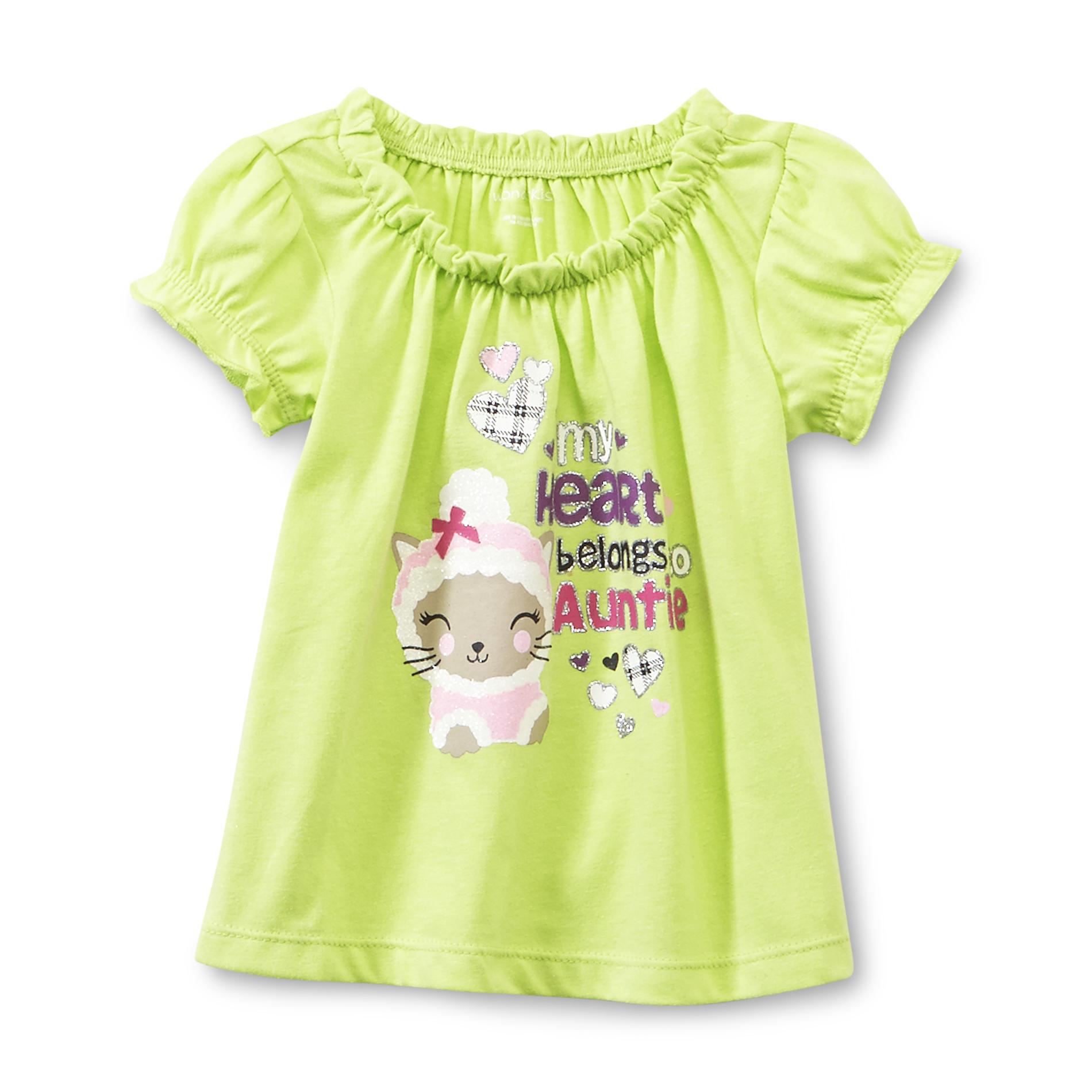 WonderKids Infant & Toddler Girl's Short-Sleeve Top - Cat