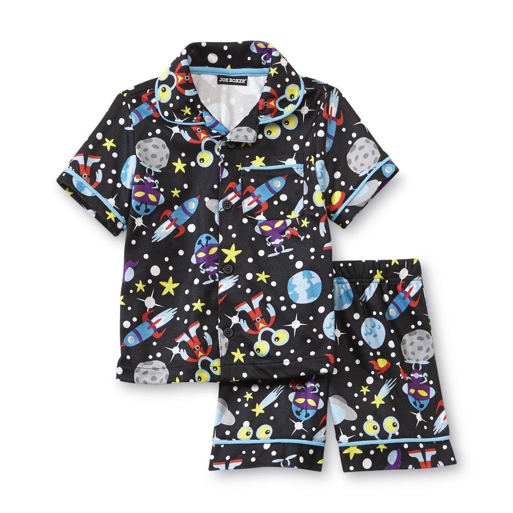 Joe Boxer Toddler Boy's Pajama Shirt & Shorts - Outer Space