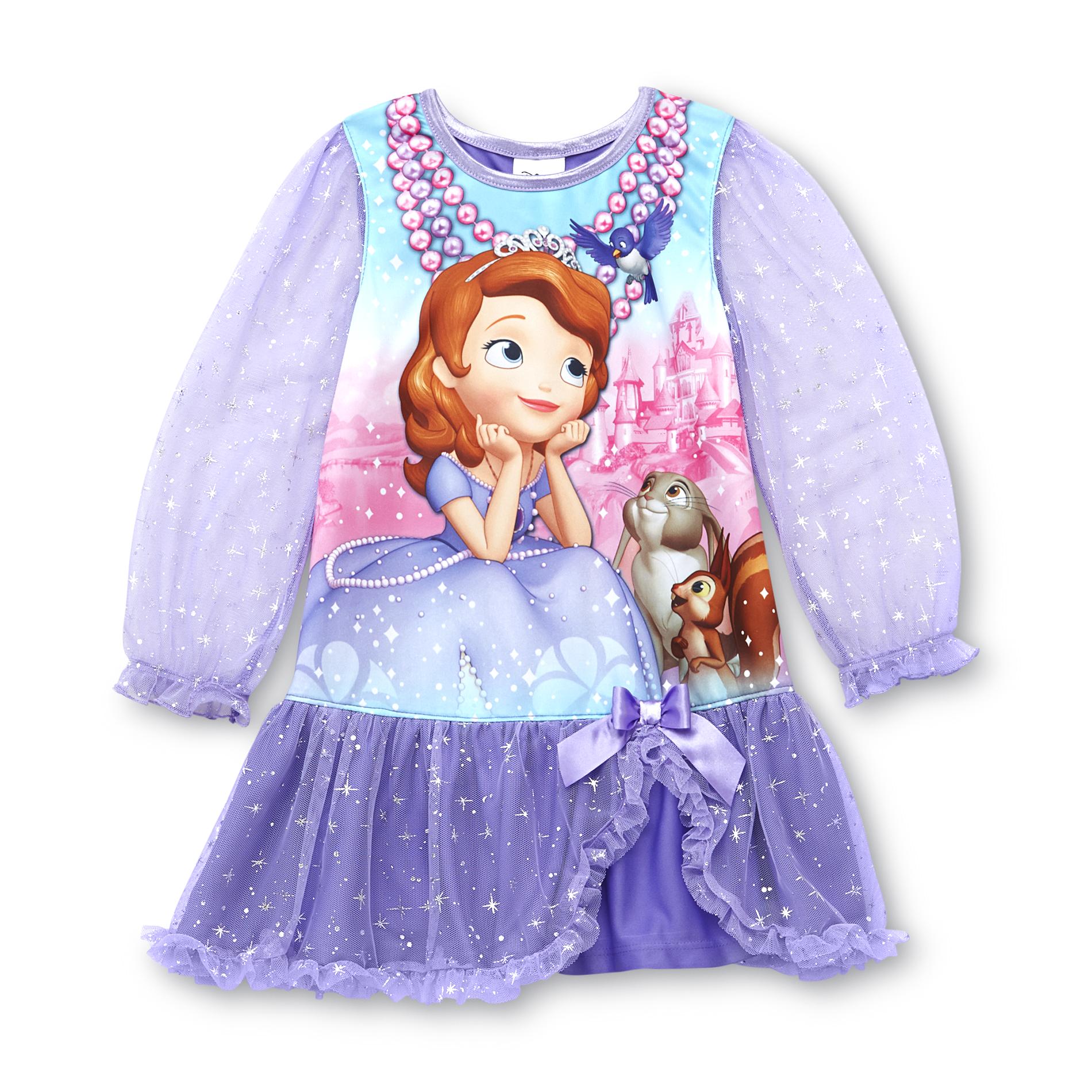 Disney Sofia The First Toddler Girl's Princess Nightgown