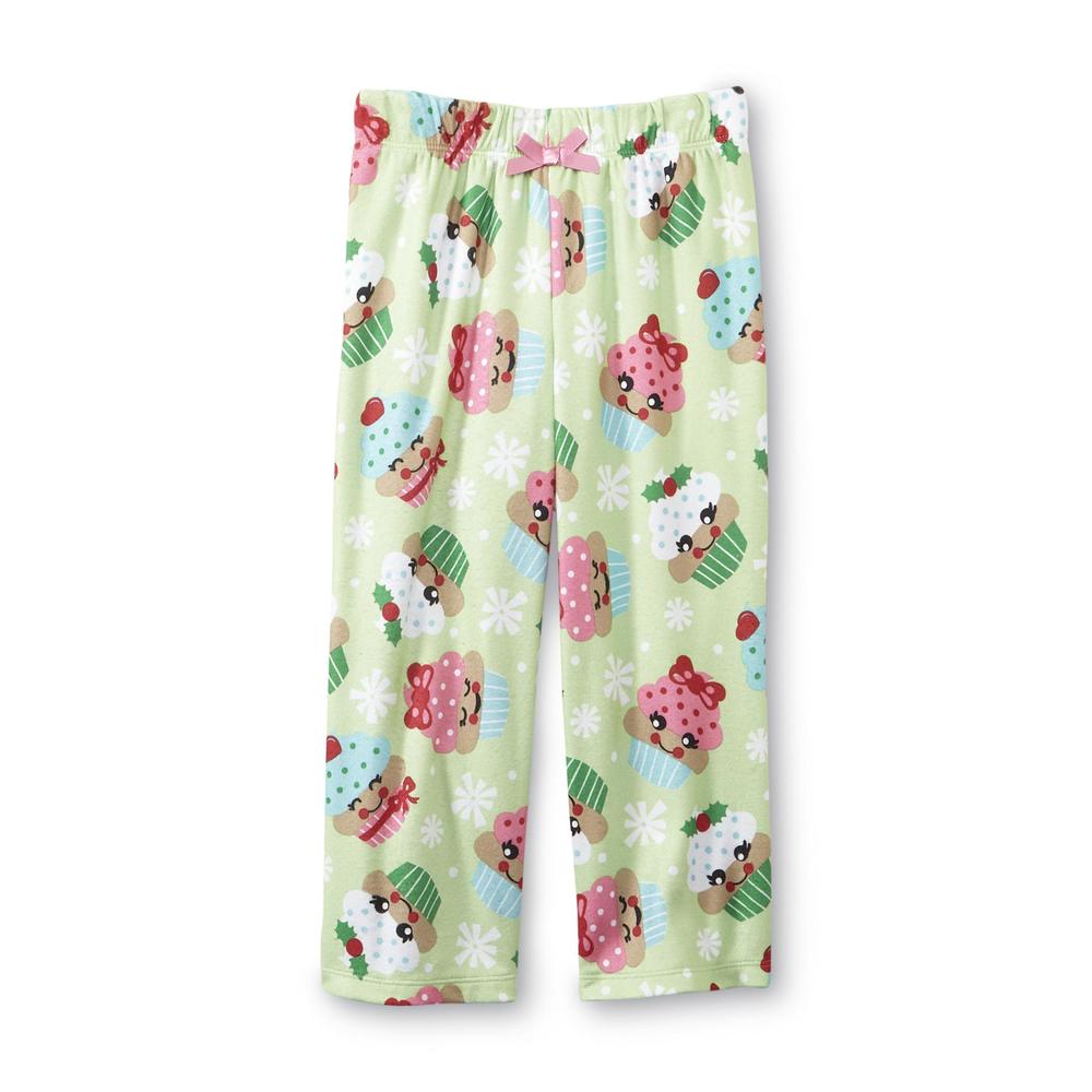 Joe Boxer Toddler Girl's Pajama Top & Pants - Cupcakes