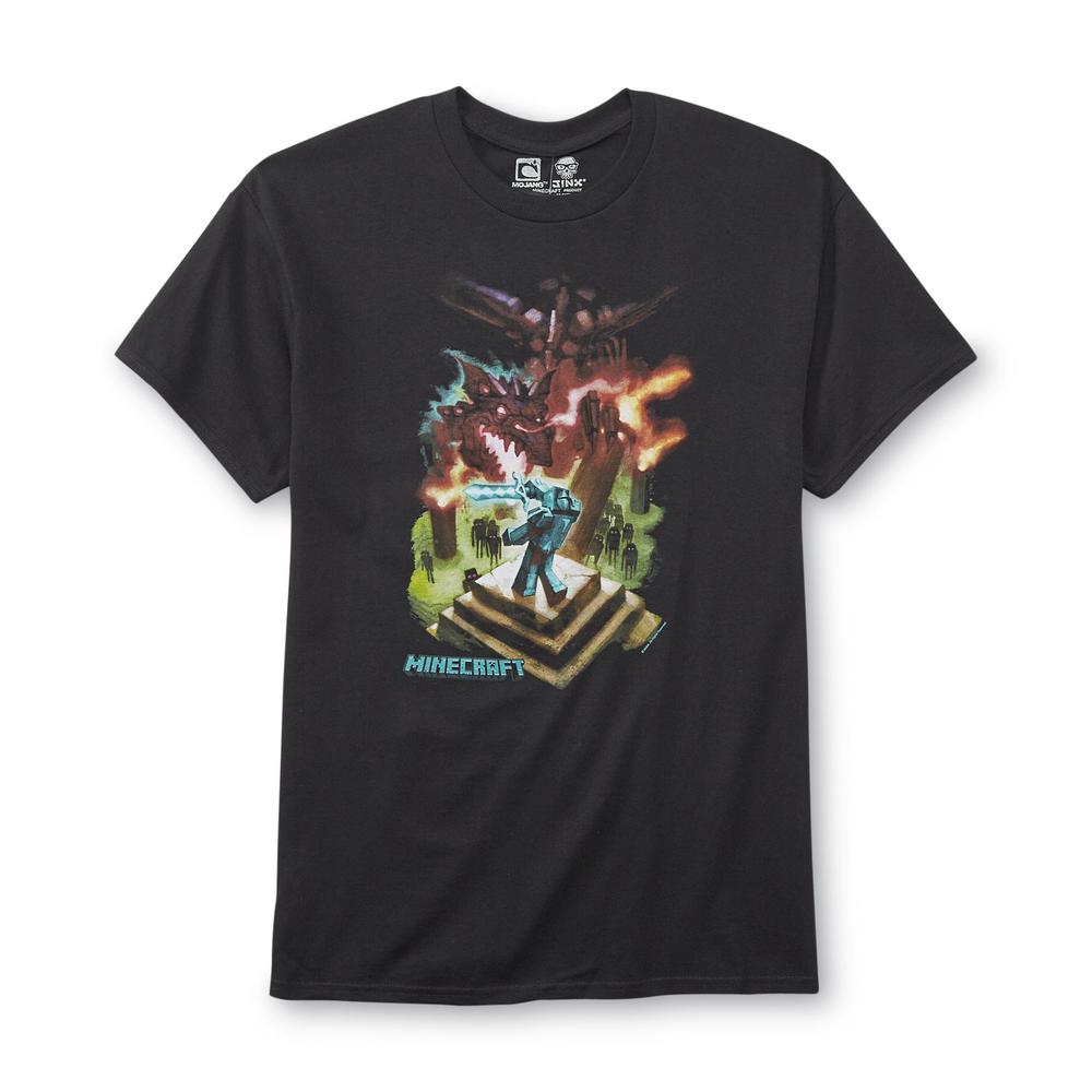 Minecraft Young Men's Graphic T-Shirt - Dragon