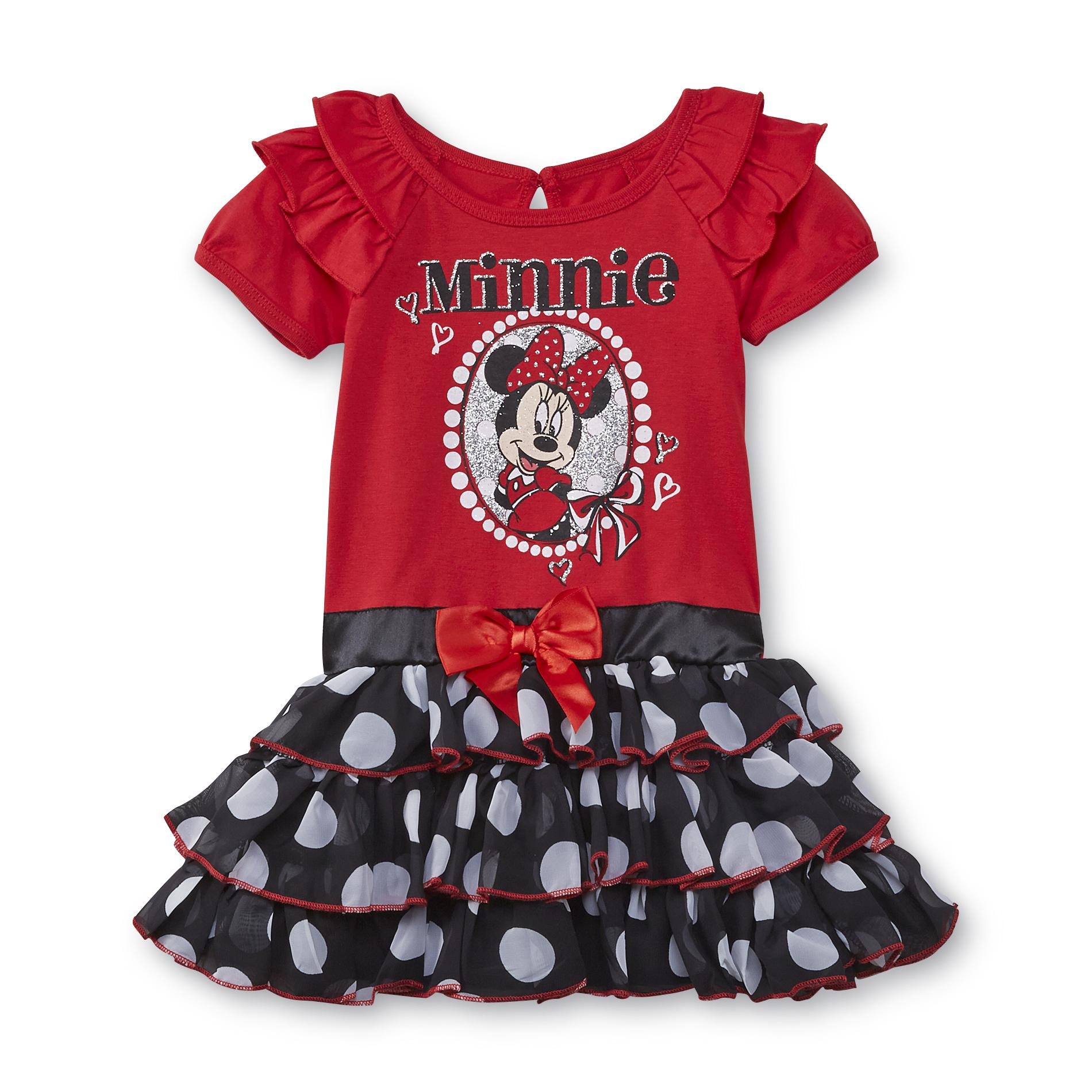 Disney Minnie Mouse Infant & Toddler Girl's Dress - Polka Dot