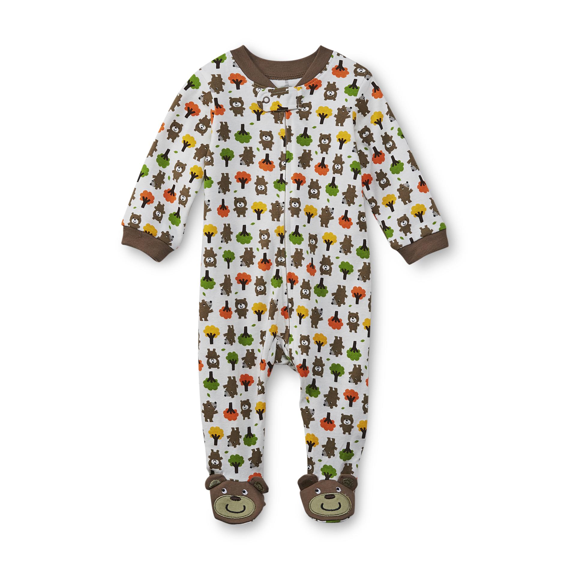 Small Wonders Infant Boy's Footed Pajamas - Bears