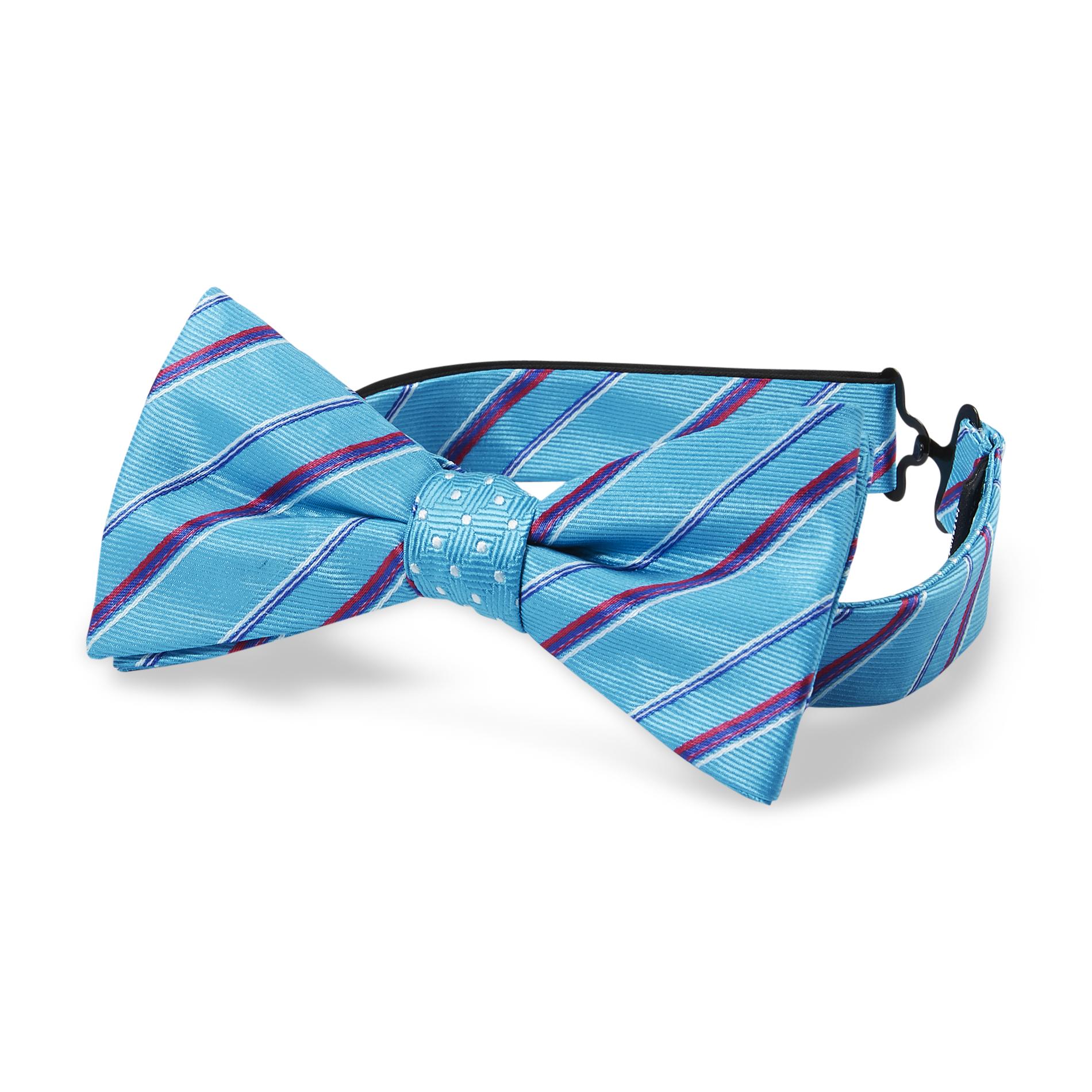 Men's Pre-Tied Bow Tie - Weston Stripe