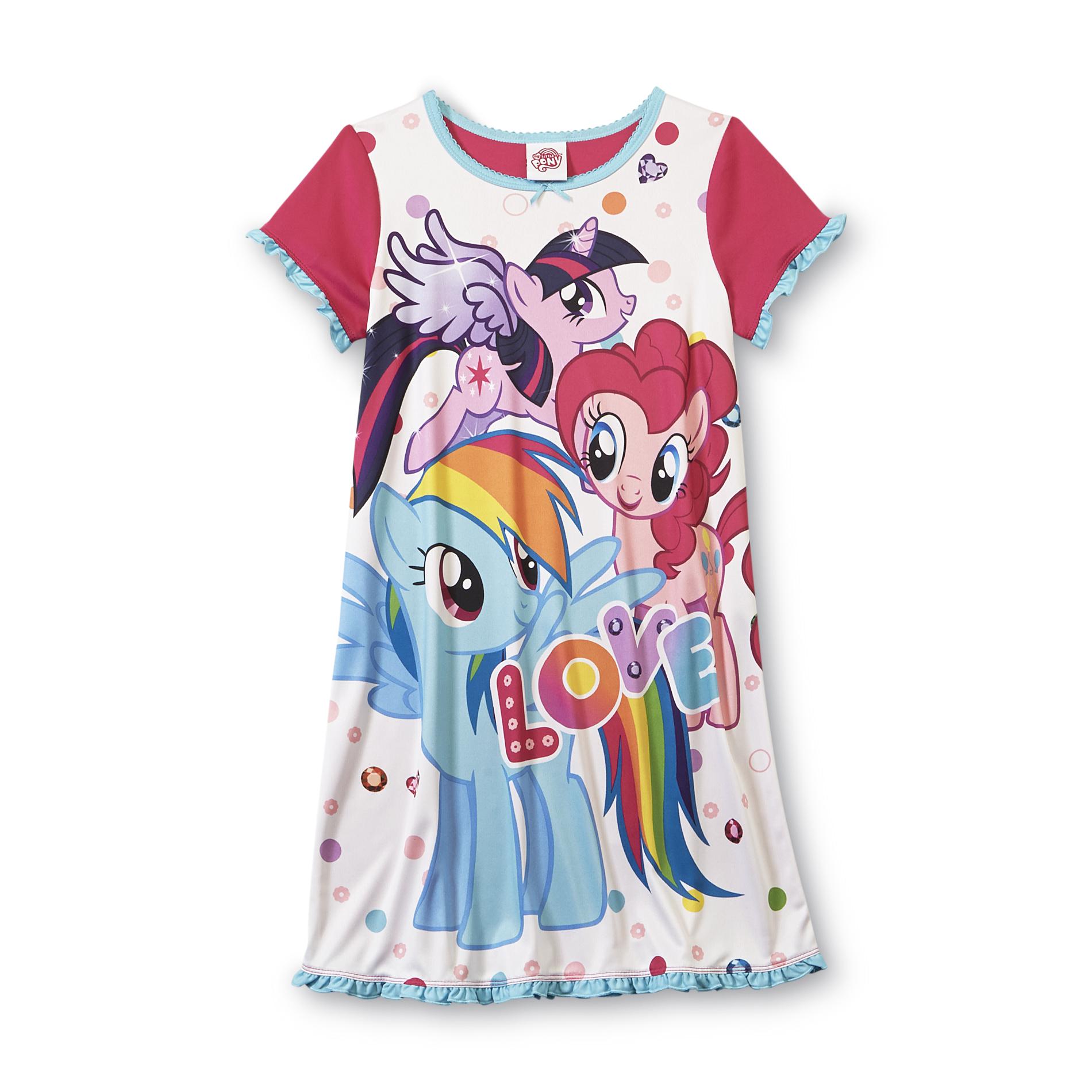 My Little Pony Girl's Short-Sleeve Nightgown