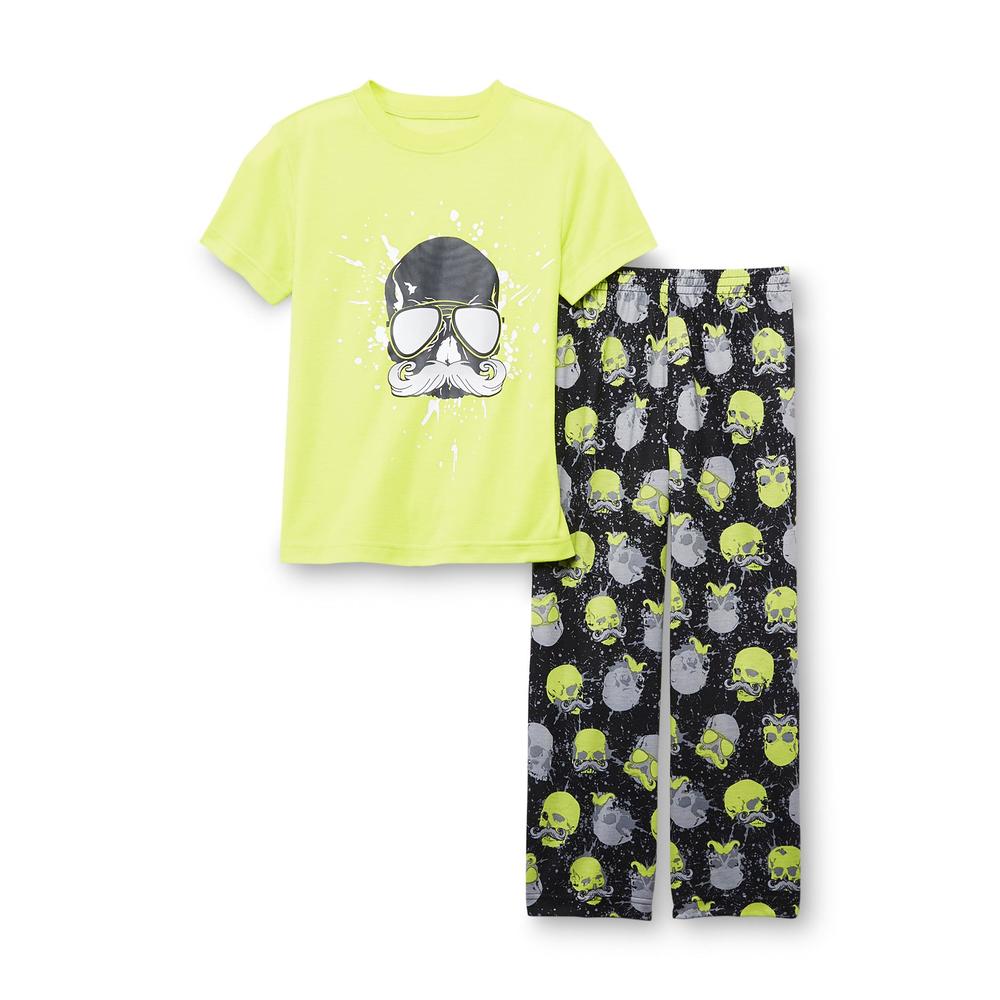 Joe Boxer Boy's Pajama Shirt & Pants - Skull & Mustache