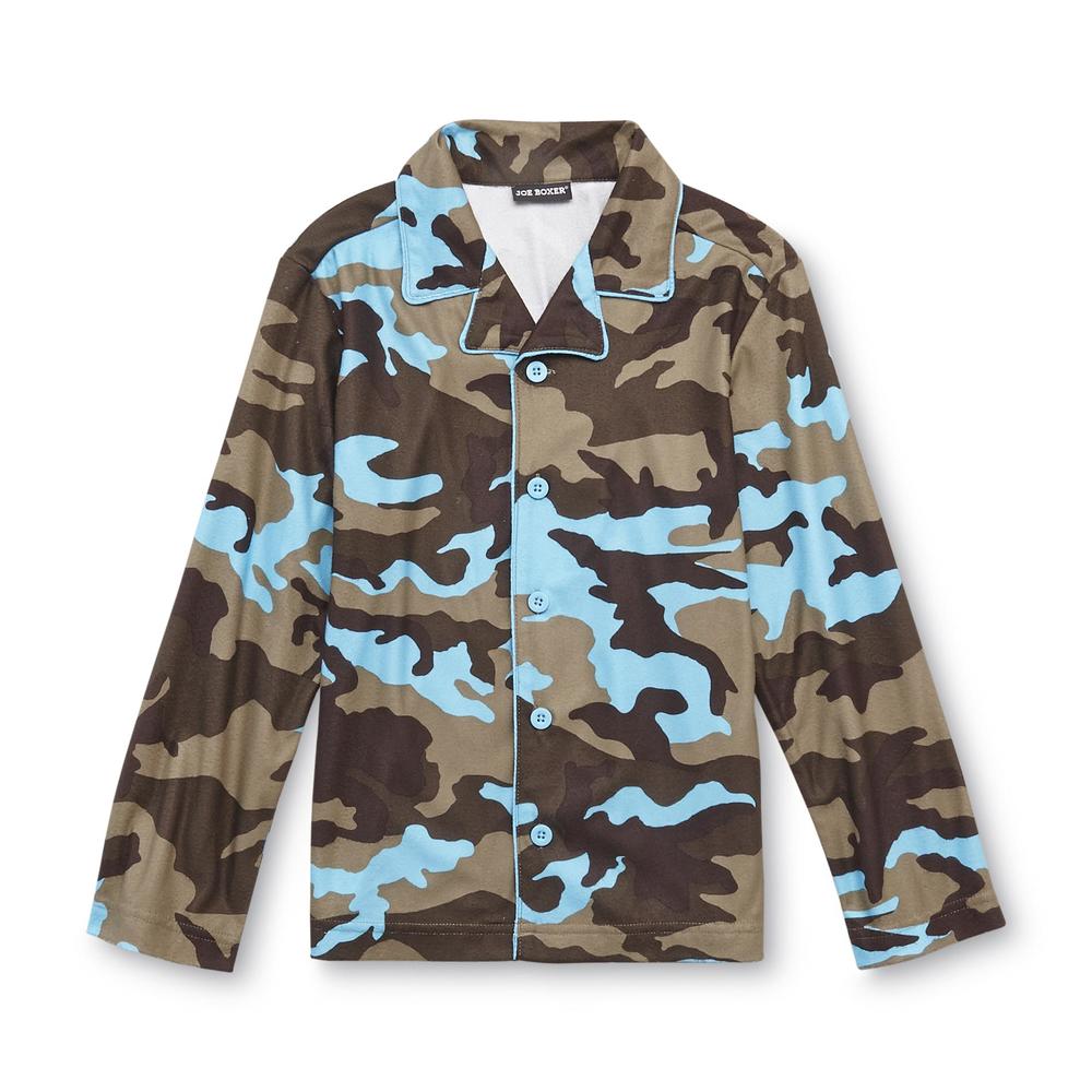 Joe Boxer Boy's Micro Jersey Pajamas - Camouflage