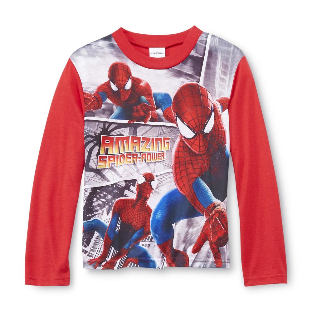 Marvel Spider-Man Boy's Long-Sleeve Pajama Shirt & Pants