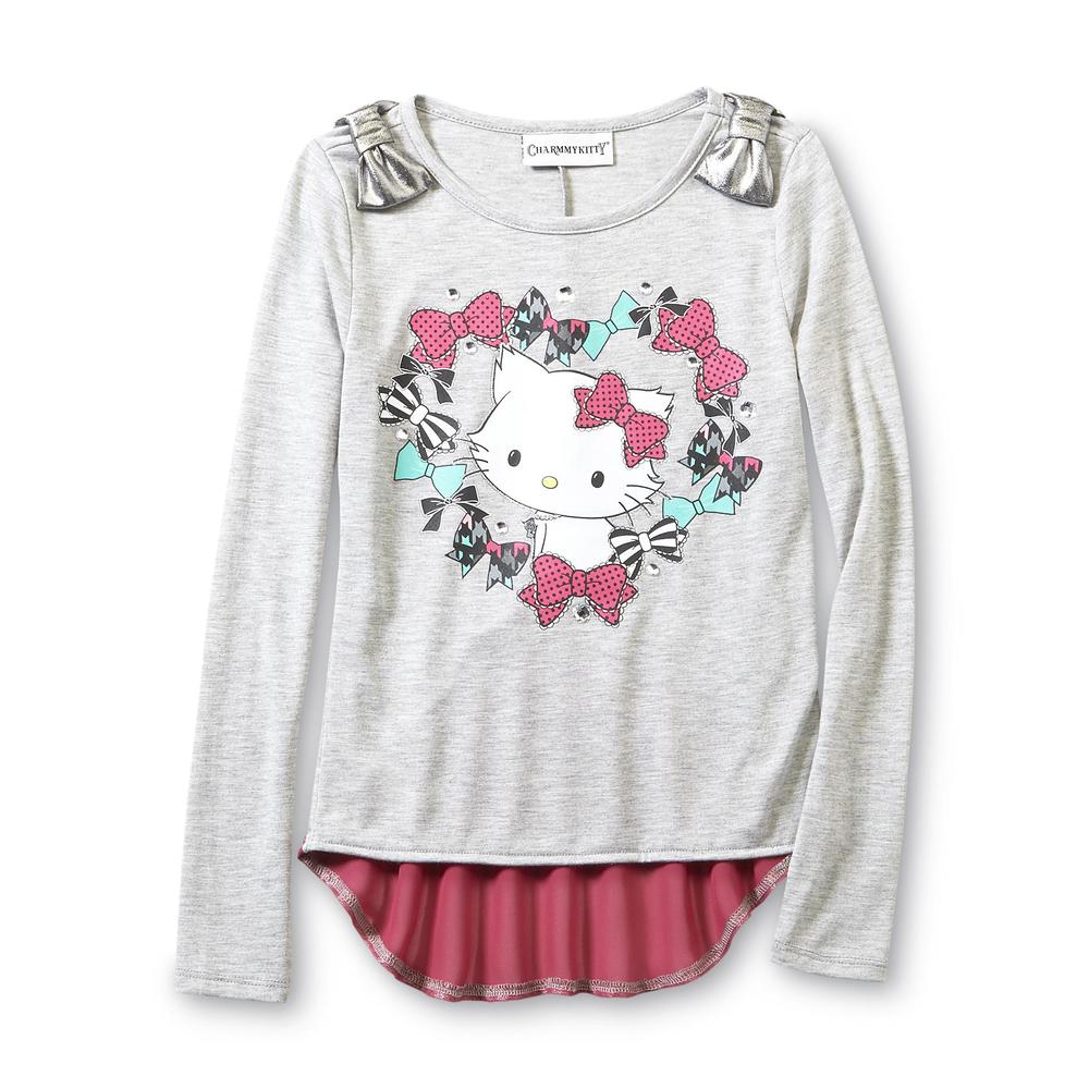 Sanrio Charmmykitty Girl's Graphic T-Shirt - Jeweled
