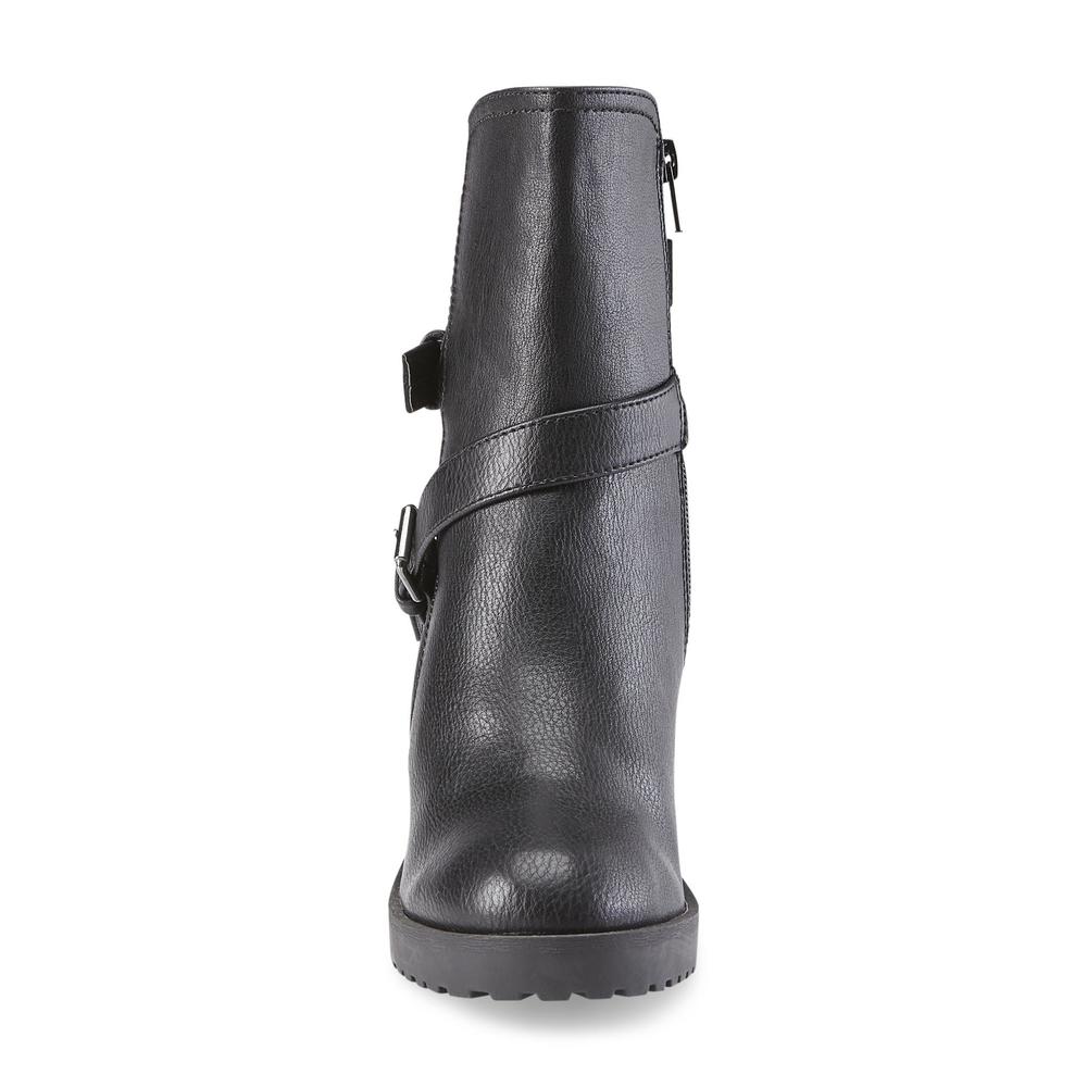 Delicious Women's Shena 8" Black Buckle Boot