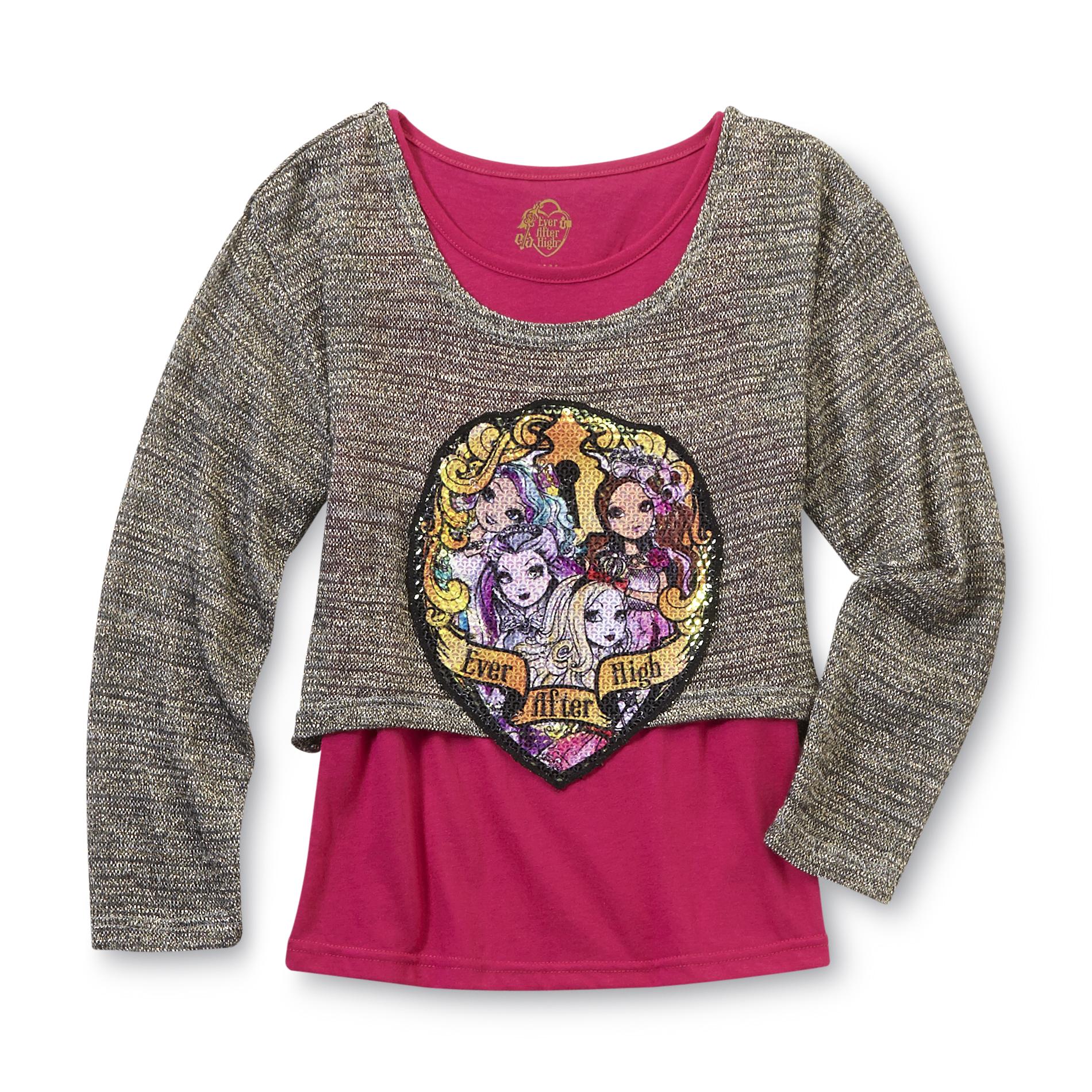 Ever After High Girl's Layered Top