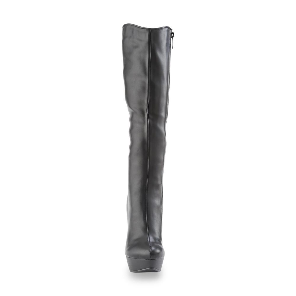 Bolaro Women's Form 14" Black Stiletto Boot