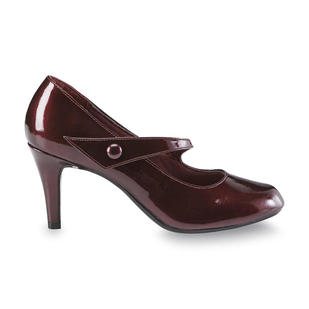 Soft Style by Hush Puppies Women's Celine Purple Mary Jane Medium and Wide Pump
