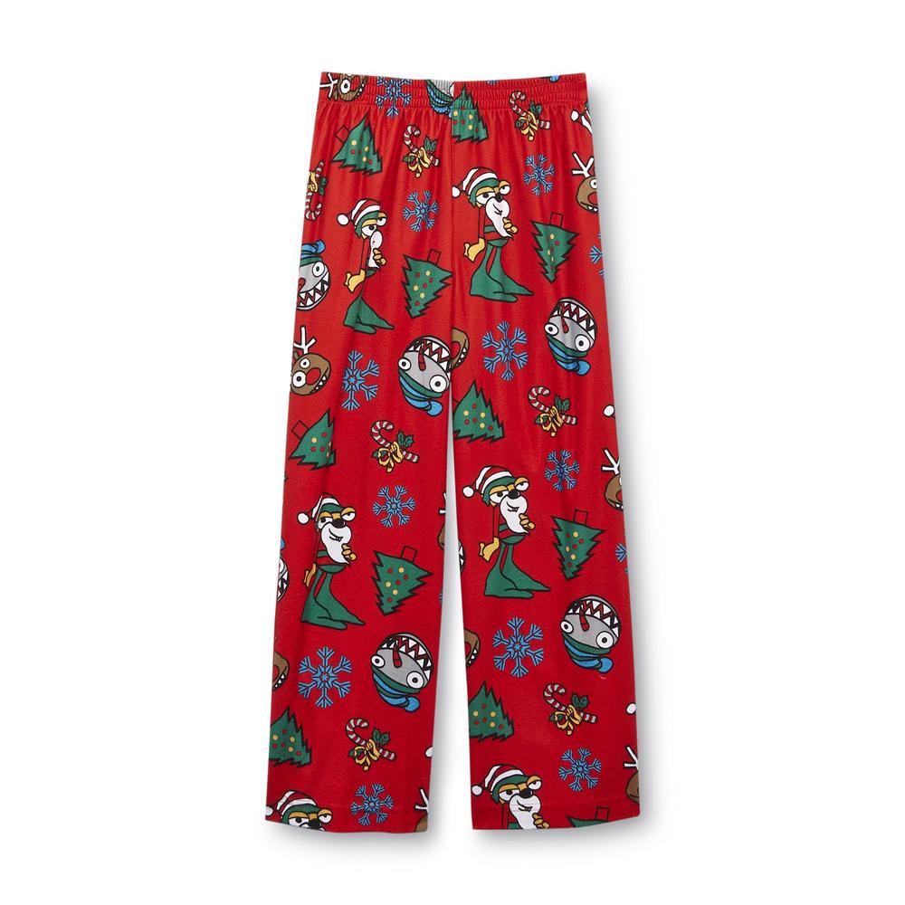 Joe Boxer Boy's Christmas Button-Front Pajamas