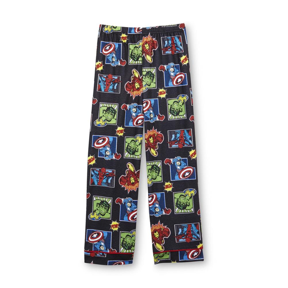 Marvel The Avengers Boy's Button-Front Pajamas