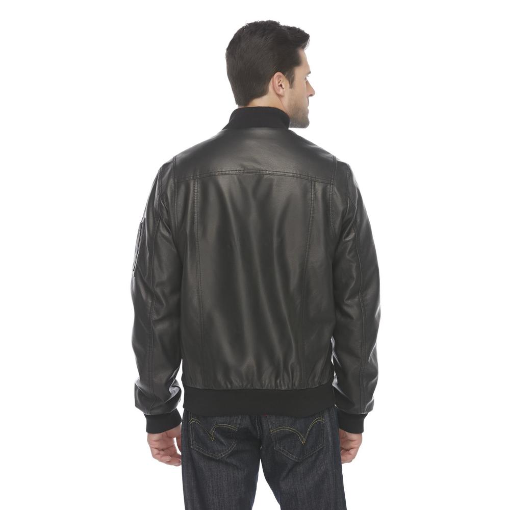 Levi's Men's Faux Leather Bomber Jacket